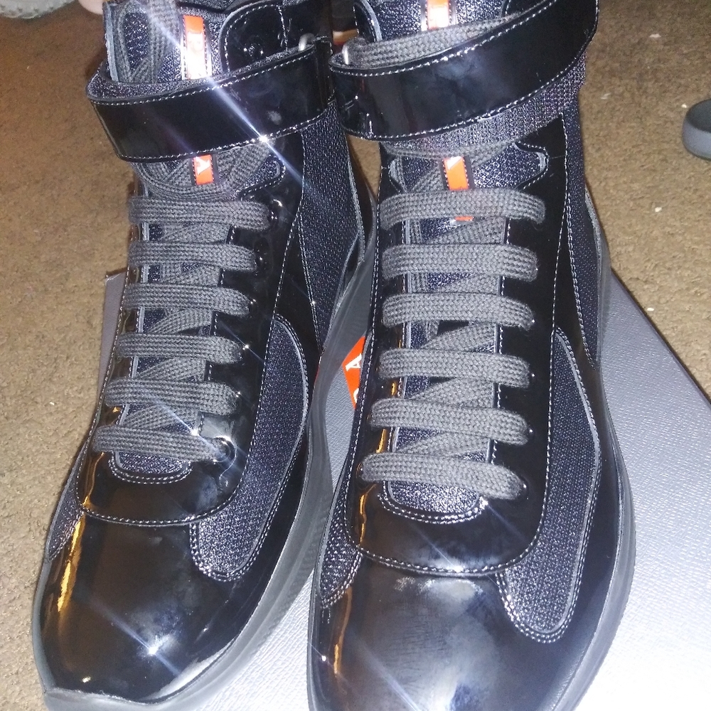 Men's Prada Biker Shoes - Picture 3 of 6